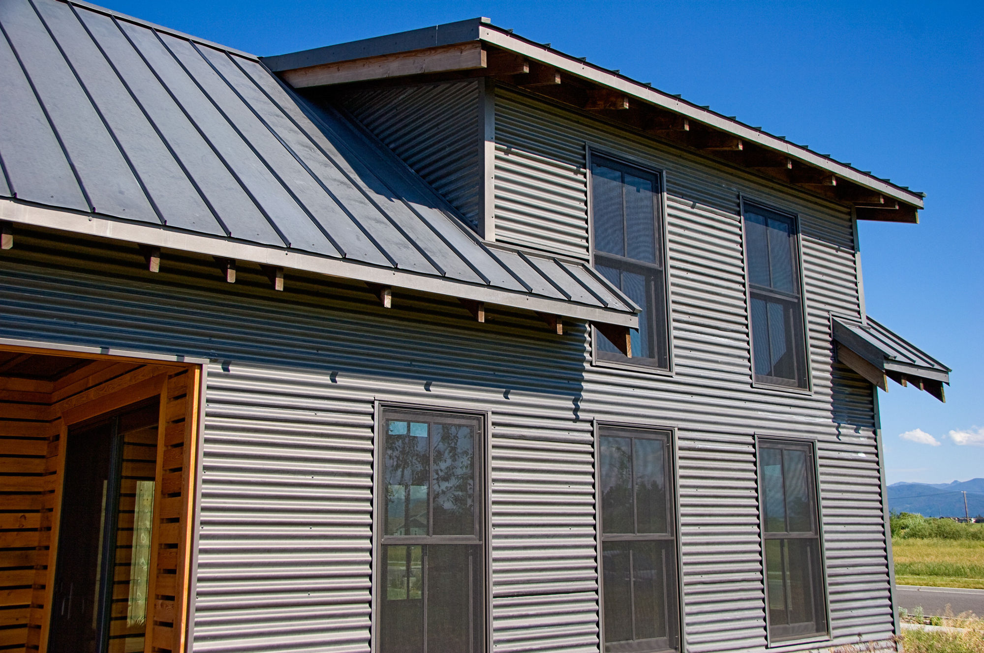 Bonderized siding and roofing