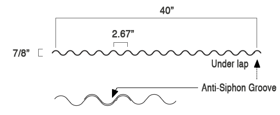 2.67 Corrugated Panel Profile