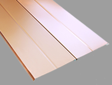 Flush Soffit Flat Option with 1 V-Stiffener