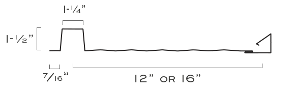 Ultra Batten Striated Profile